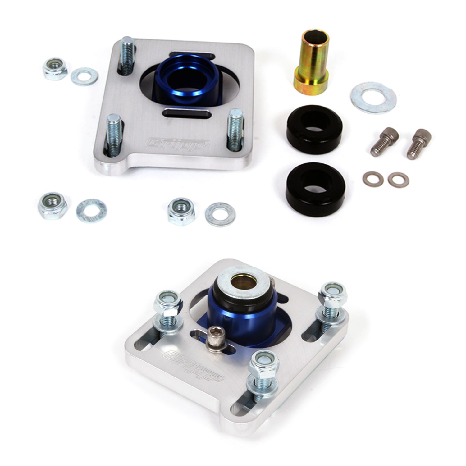 BBK Performance Parts 2527 - 1994-2004 MUSTANG FRONT CASTER CAMBER PLATE KIT (CNC BILLET ALUMINUM) 2