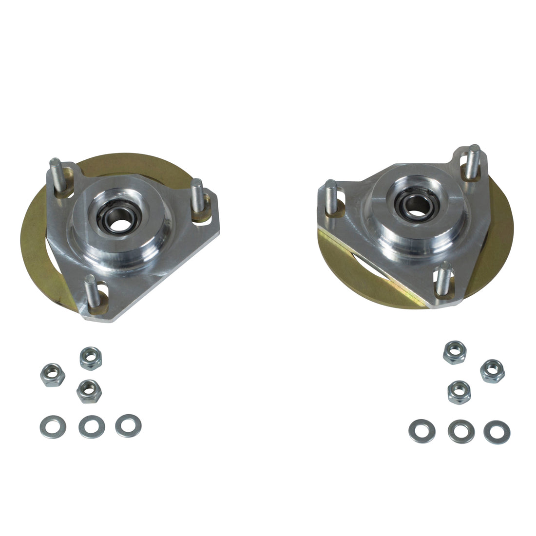 BBK Performance Parts 2553 - 2015-2023 MUSTANG GT/V6 FRONT CASTER CAMBER PLATES 1
