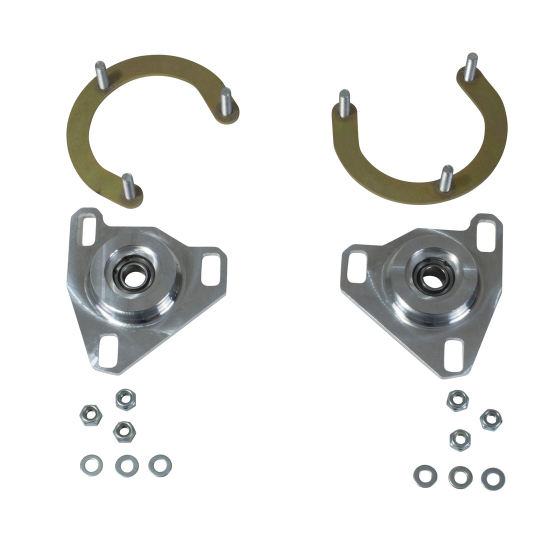 BBK Performance Parts 2553 - 2015-2023 MUSTANG GT/V6 FRONT CASTER CAMBER PLATES 2