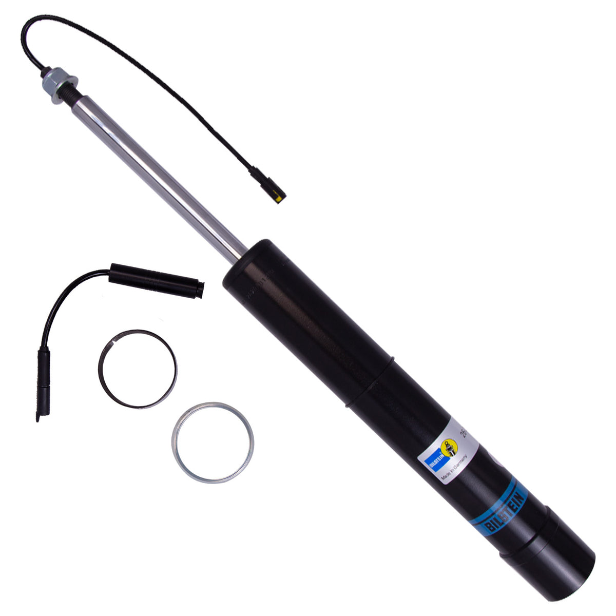 Bilstein 26-296012 - Suspension Shock Absorber Monotube Front Audi A4 2020-2017 Base Cup Stem Black Paint B4 OE Replacement (DampTronic) Bilstein 5