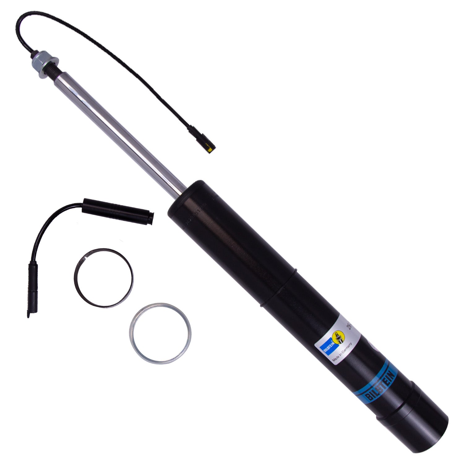 Bilstein 26-296012 - Suspension Shock Absorber Monotube Front Audi A4 2020-2017 Base Cup Stem Black Paint B4 OE Replacement (DampTronic) Bilstein 5