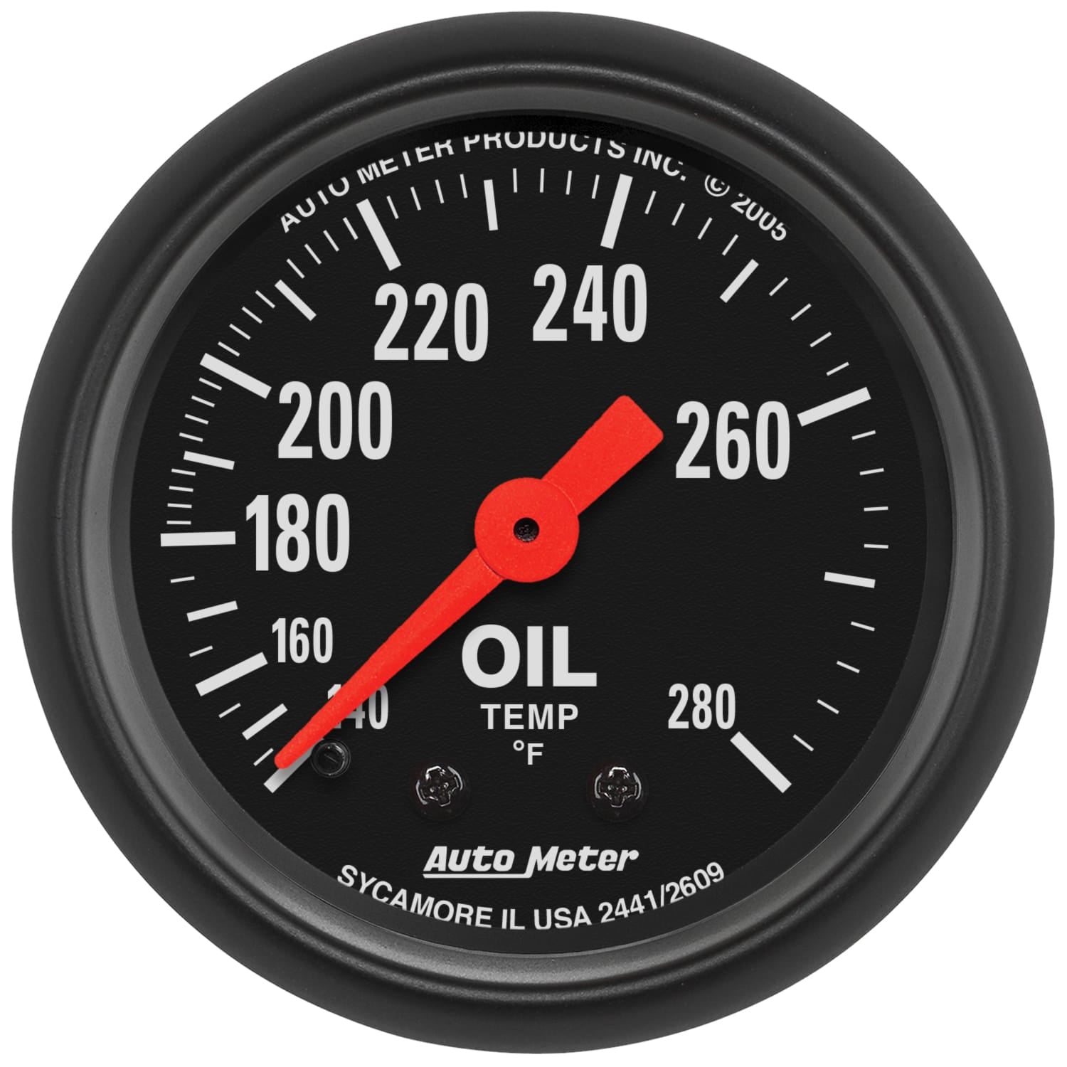 AutoMeter Body AutoMeter 2609 Engine Oil Temperature Gauge