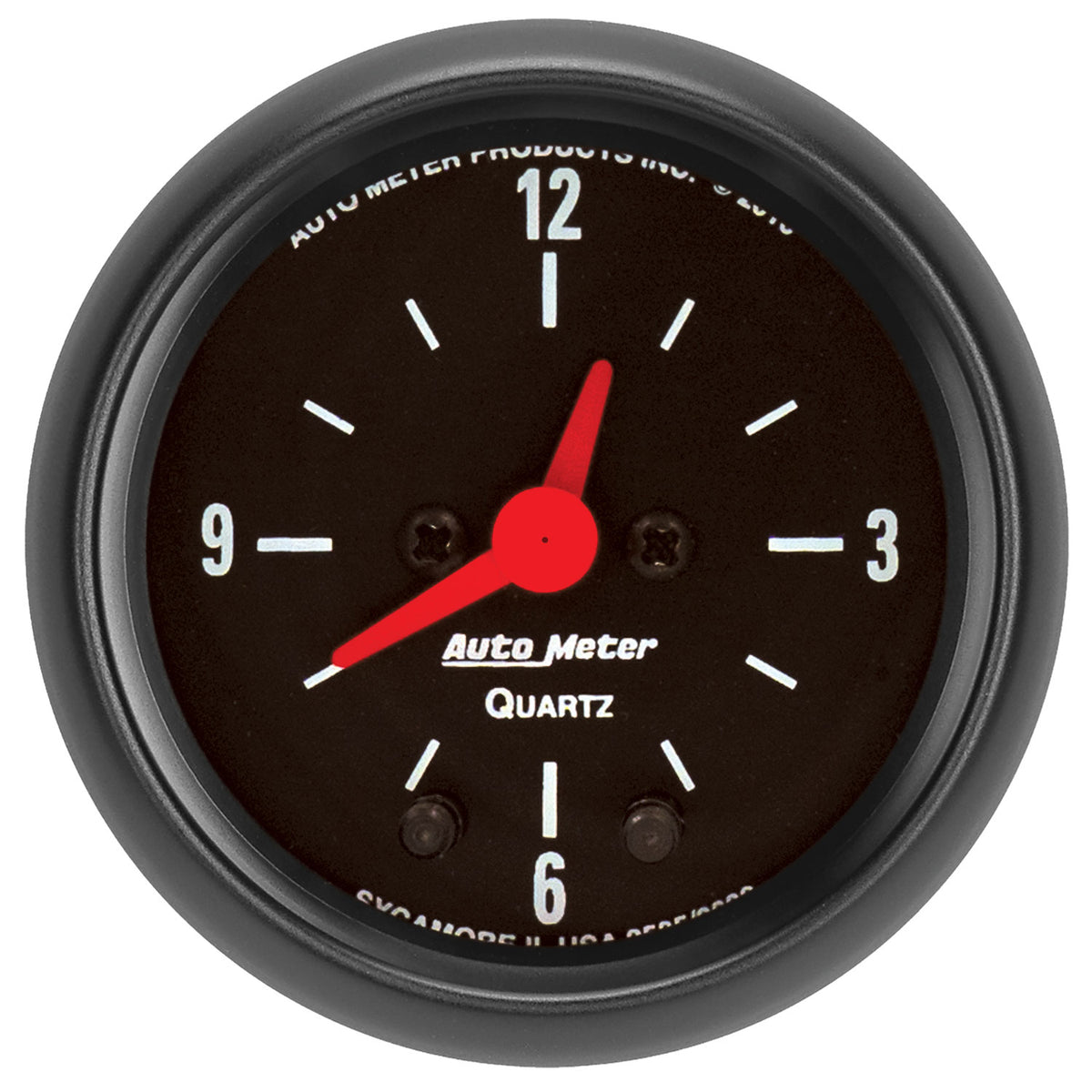AutoMeter 2632 - GAUGE, CLOCK, 2 1/16", 12HR, ANALOG, Z-SERIES 3