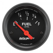 AutoMeter 2641 - GAUGE, FUEL LEVEL, 2 1/16", 0OE TO 90OF, ELEC, Z-SERIES 4