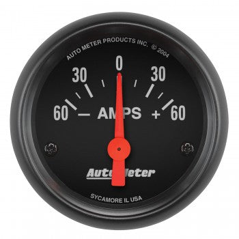 AutoMeter 2644 - GAUGE, AMMETER, 2 1/16", 60A, ELECTRIC, Z-SERIES 4