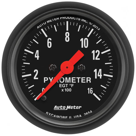 AutoMeter 7081 - DIESEL GAUGE KIT, A-PILLAR, GM 01-07, BOOST/EGT, 35PSI/1,600?F, Z SERIES 4