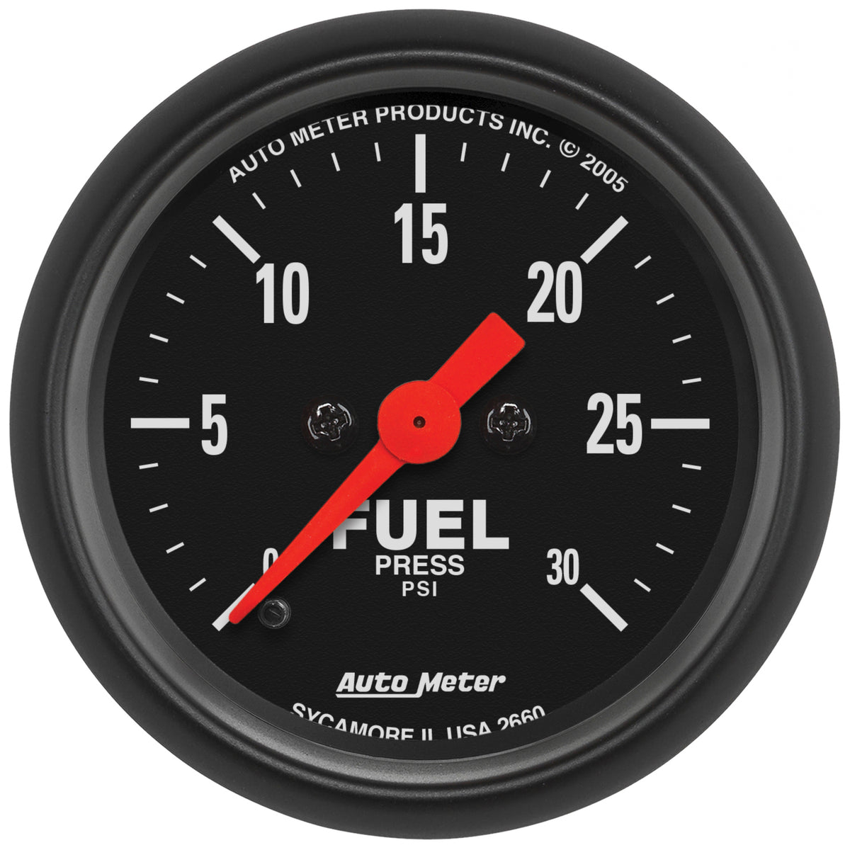 AutoMeter 2660 - GAUGE, FUEL PRESSURE, 2 1/16", 30PSI, DIGITAL STEPPER MOTOR, Z-SERIES 3