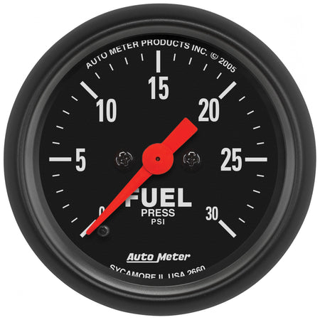 AutoMeter 2660 - GAUGE, FUEL PRESSURE, 2 1/16", 30PSI, DIGITAL STEPPER MOTOR, Z-SERIES 3