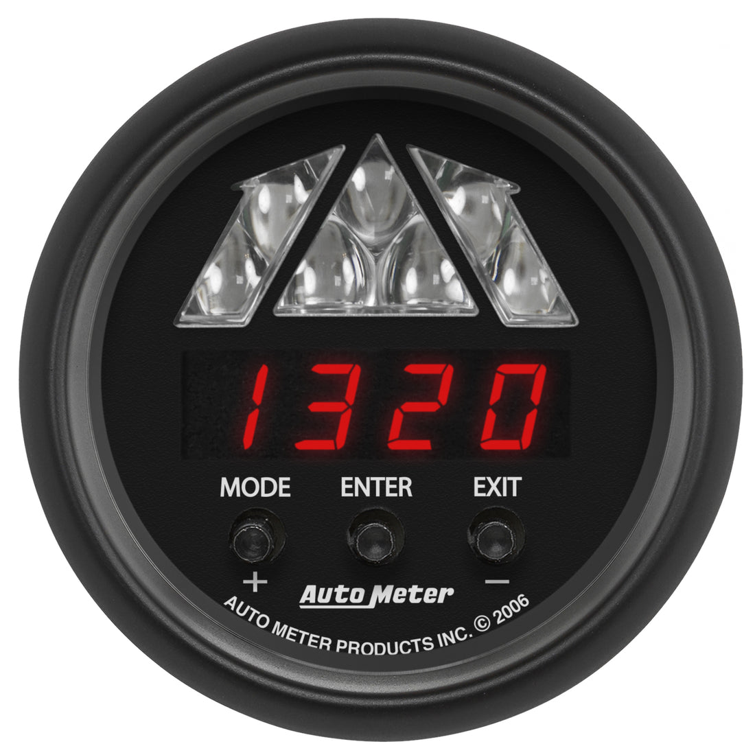 AutoMeter 2676 - GAUGE, TACHOMETER, DIGITAL RPM W/ LED SHIFT LIGHT, Z-SERIES 5