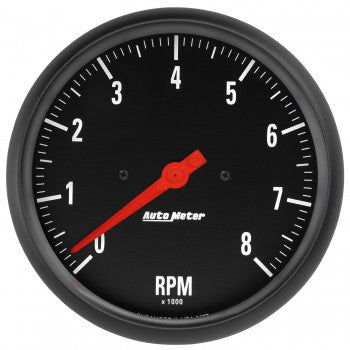 AutoMeter 2677 - GAUGE, TACHOMETER, 5", 8K RPM, IN-DASH, Z-SERIES 4