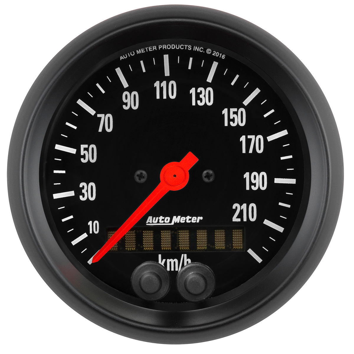 AutoMeter 2680-M - GAUGE, SPEEDOMETER, 3 3/8", 225KM/H, GPS, Z-SERIES 3