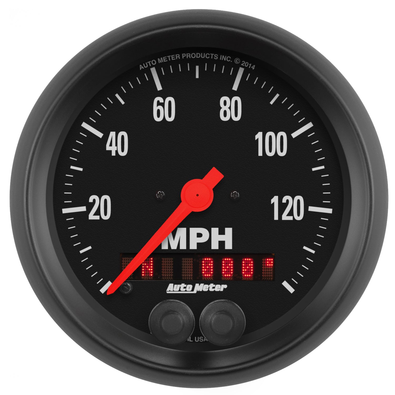 AutoMeter 2680 - GAUGE, SPEEDOMETER, 3 3/8", 140MPH, GPS, Z-SERIES 3
