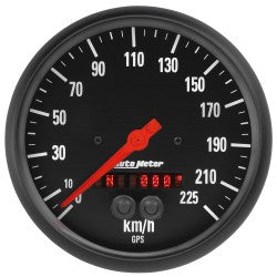 AutoMeter 2684-M - GAUGE, SPEEDOMETER, 5", 225KM/H, GPS, Z-SERIES 4