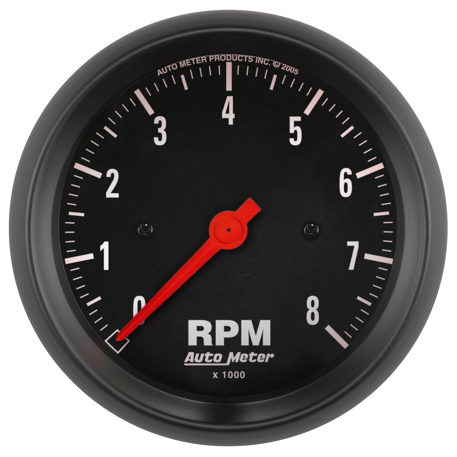 AutoMeter 2699 - GAUGE, TACHOMETER, 3 3/8", 8K RPM, IN-DASH, Z-SERIES 3