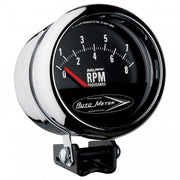 AutoMeter 2897 - GAUGE, TACH, 3 3/4", 8K RPM, PEDESTAL W/RETRO SHORT SWEEP, TRADITIONAL CHROME 4