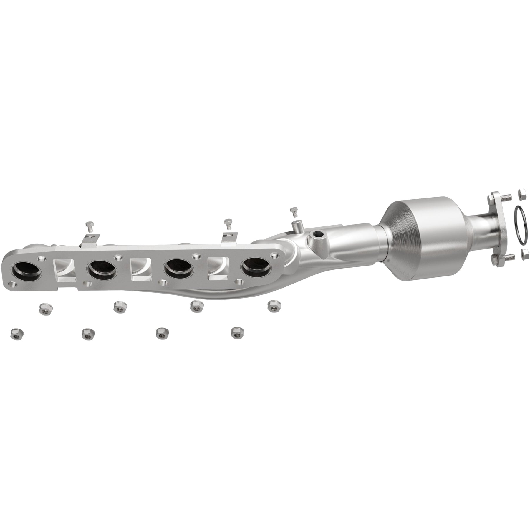 MagnaFlow Exhaust Products 290035 OEM Grade one-piece catalytic converter with integrated exhaust manifold for 2016-2022
