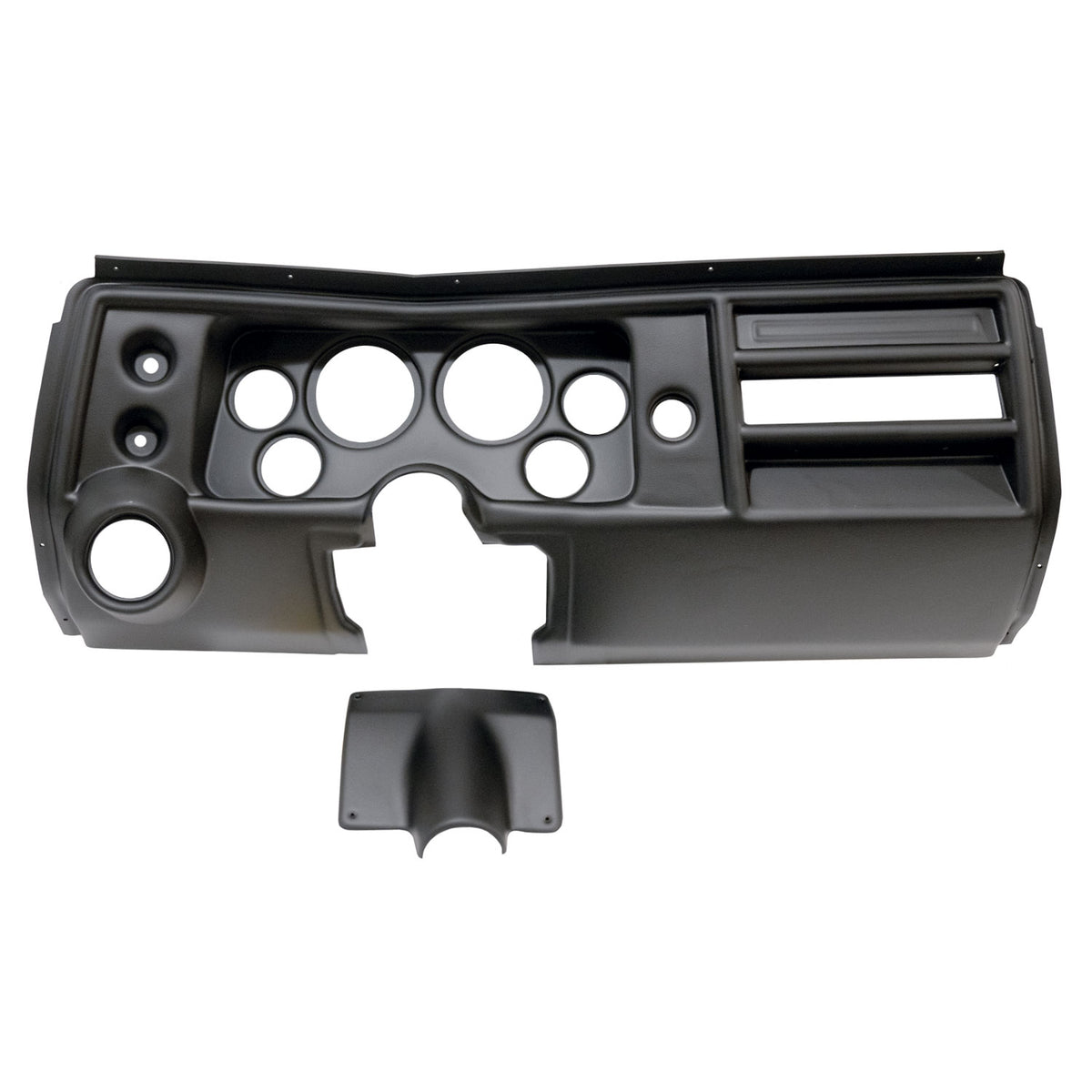 AutoMeter 2902 - GAUGE MOUNT, DIRECT FIT, (3 3/8" X2, 2 1/16" X4), CHEVY CHEVELLE VENT 68 2