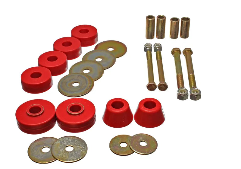 Energy Suspension 3.4137R 1963-1966 Chevrolet C10 Pickup Body Mount Set