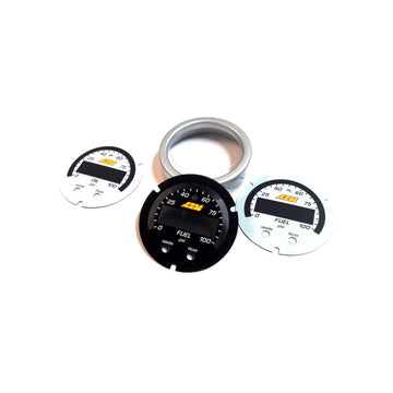 AEM Electronics 30-0301-ACC - X-Series Fluid Pressure Gauge Accessory Kit Silver Bezel and Black Fuel Pressure Faceplate White Oil and Fuel Pressure Faceplates AEM Electronics 1