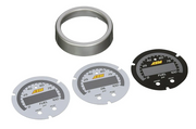 AEM Electronics 30-0301-ACC - X-Series Fluid Pressure Gauge Accessory Kit Silver Bezel and Black Fuel Pressure Faceplate White Oil and Fuel Pressure Faceplates AEM Electronics 2