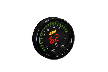 AEM Electronics 30-0301 - X-Series Fluid Pressure Gauge Kit 0-100psi/0-7bar Black Bezel and Black Oil Faceplate AEM Electronics 1