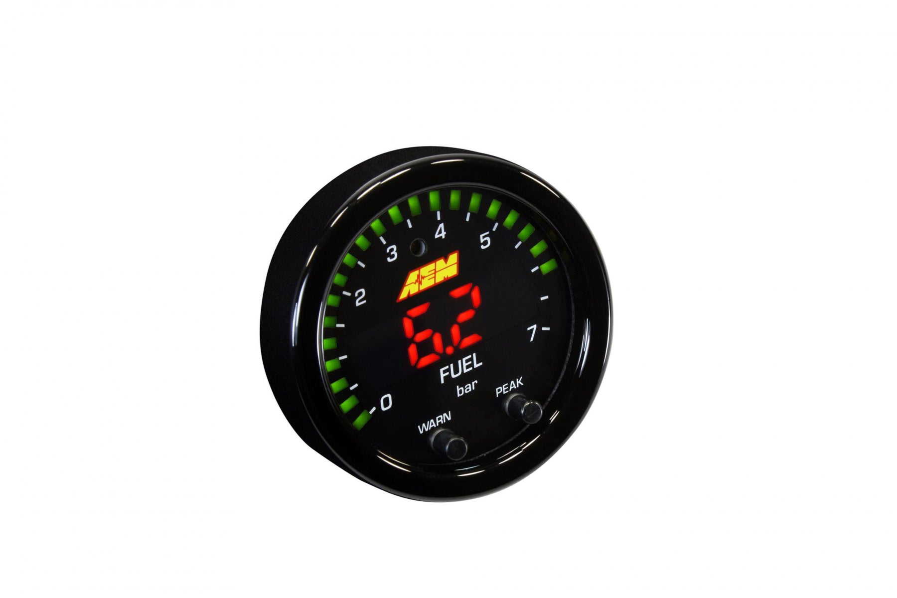 AEM Electronics 30-0301 - X-Series Fluid Pressure Gauge Kit 0-100psi/0-7bar Black Bezel and Black Oil Faceplate AEM Electronics 4