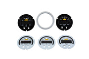 AEM Electronics 30-0302-ACC - X-Series Temperature Gauge Accessory Kit Silver Bezel Black Transmission and Oil Faceplates White Water, Transmission, and Oil Faceplates AEM Electronics 2
