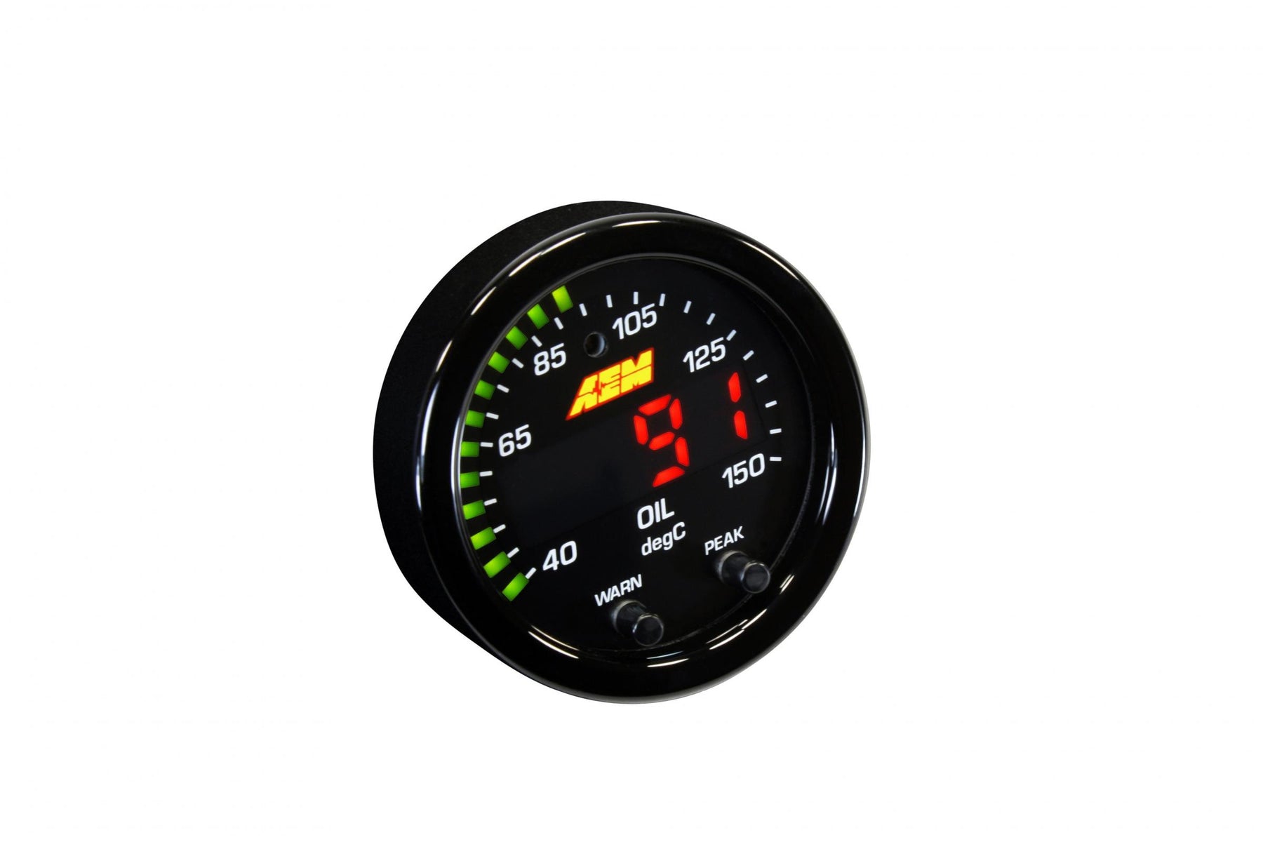 AEM Electronics 30-0302 - X-Series Temperature Gauge Kit 100-300F/40-150C Black Bezel and Black Water Faceplate AEM Electronics 2