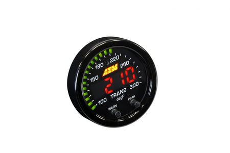 AEM Electronics 30-0302 - X-Series Temperature Gauge Kit 100-300F/40-150C Black Bezel and Black Water Faceplate AEM Electronics 3