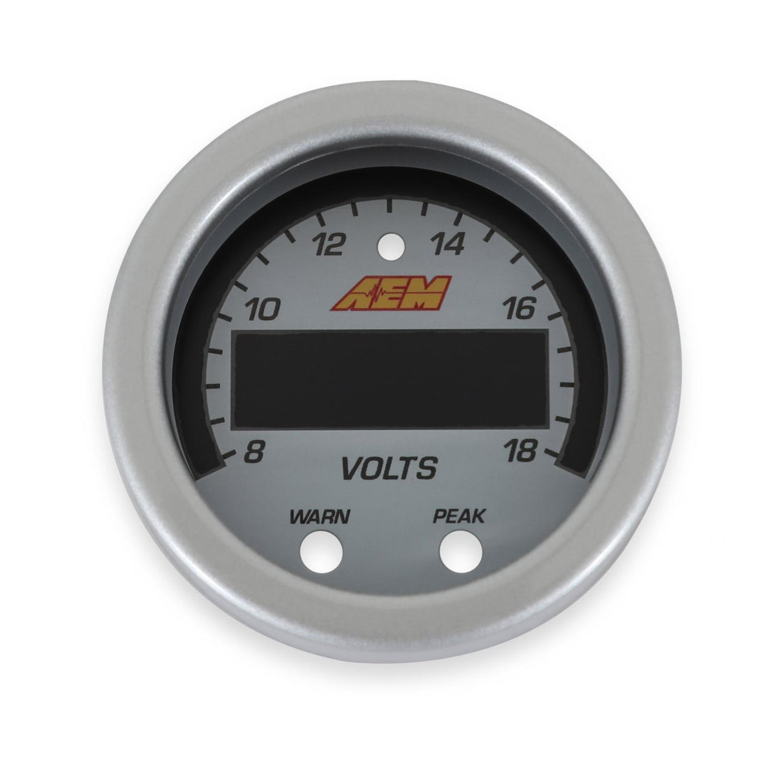 AEM Electronics 30-0303-ACC - X-Series Volt Gauge Accessory Kit Silver Bezel and White Faceplate AEM Electronics 3