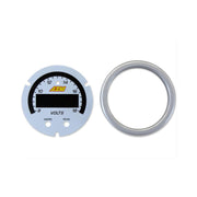 AEM Electronics 30-0303-ACC - X-Series Volt Gauge Accessory Kit Silver Bezel and White Faceplate AEM Electronics 4