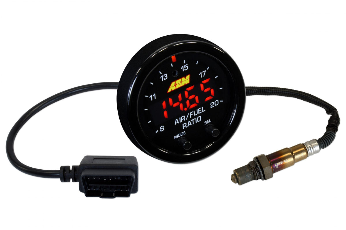 AEM Electronics 30-0334 - X-Series OBDII Wideband AFR Gauge Kit OBDII Connectivity on 08-up Vehicles Only AEM Electronics 5