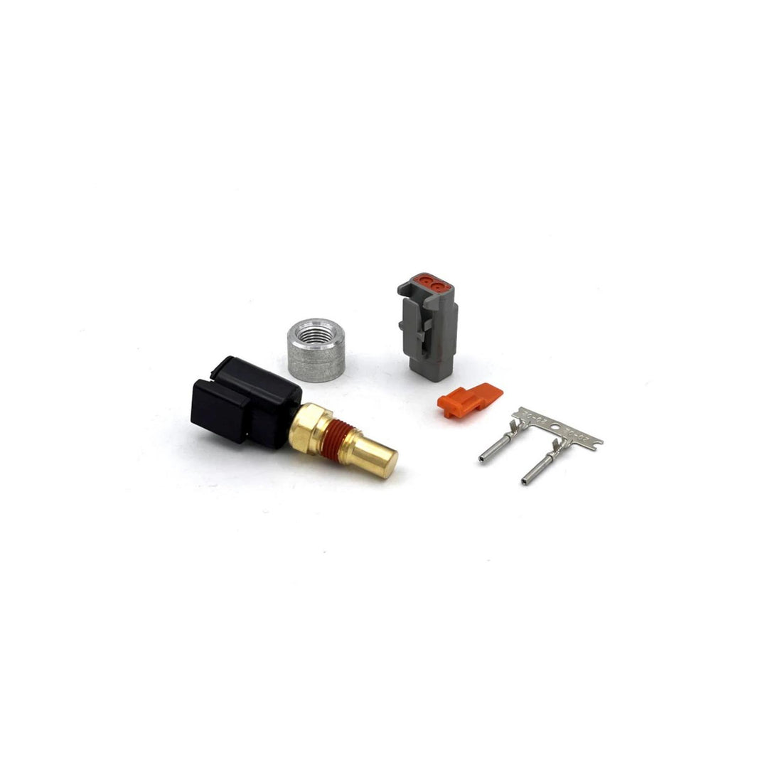 AEM Electronics 30-2013 - Fluid Temp Sensor Kit -20C to 150C / -4F to 302F 1/8 Inch NPT Aluminum Bung, Connector, and Pins AEM Electronics 6
