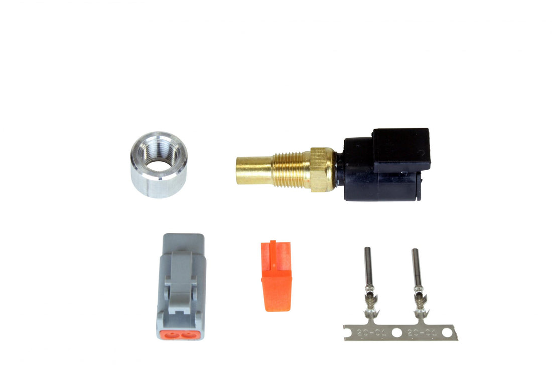 AEM Electronics 30-2013 - Fluid Temp Sensor Kit -20C to 150C / -4F to 302F 1/8 Inch NPT Aluminum Bung, Connector, and Pins AEM Electronics 7