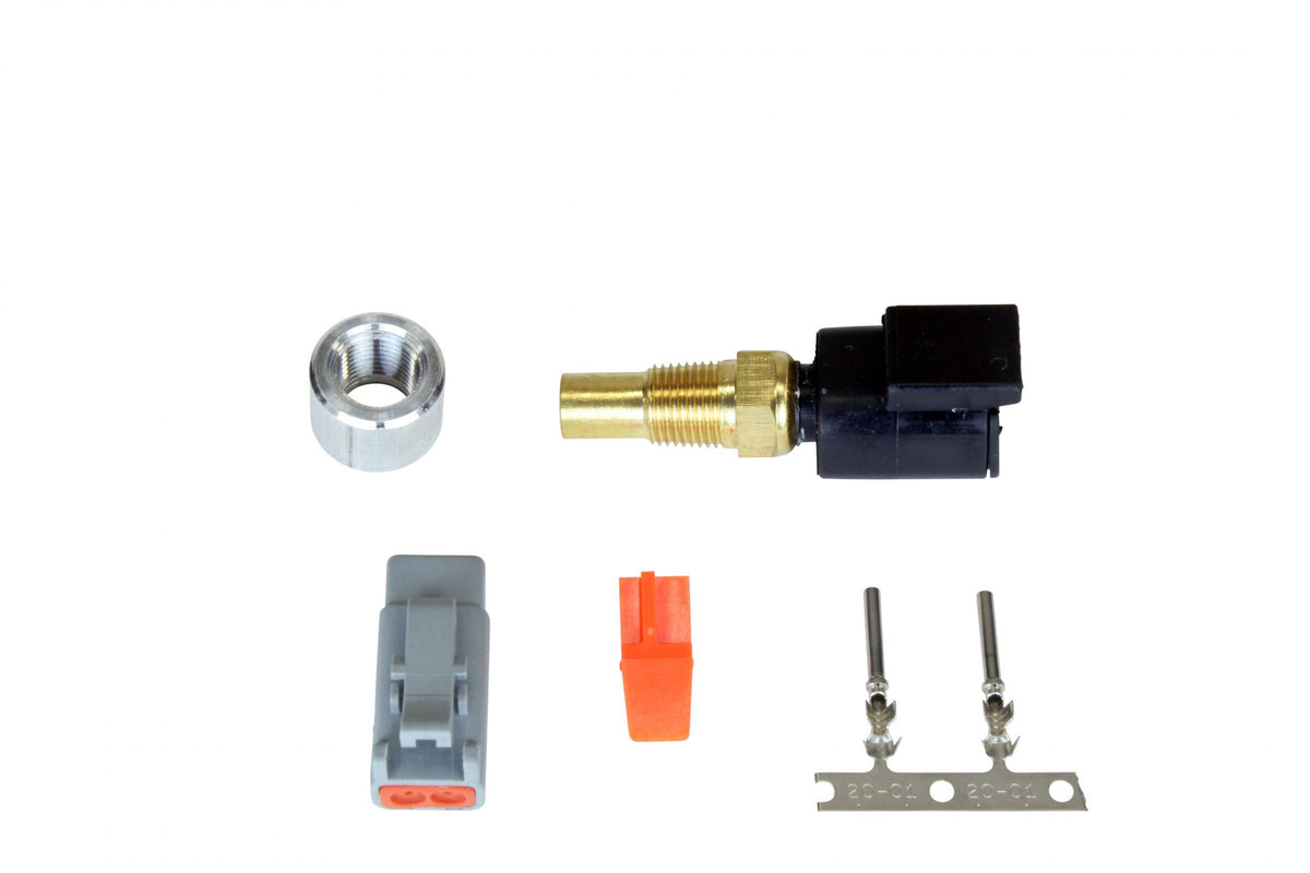 AEM Electronics 30-2013 - Fluid Temp Sensor Kit -20C to 150C / -4F to 302F 1/8 Inch NPT Aluminum Bung, Connector, and Pins AEM Electronics 7
