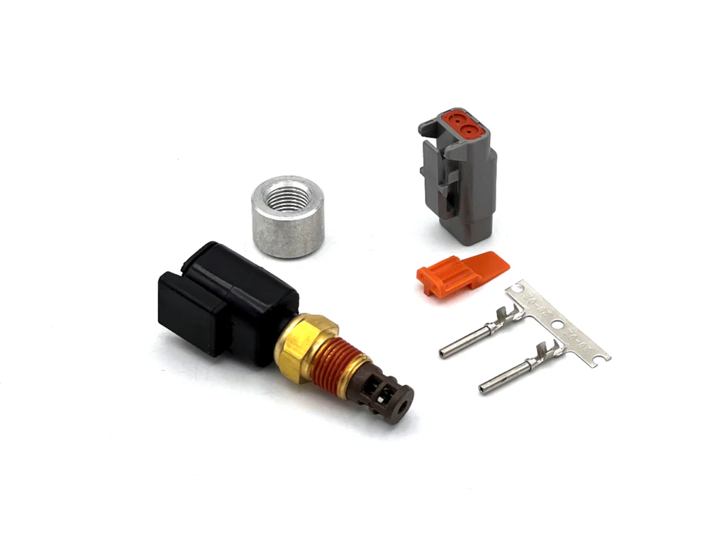 AEM Electronics 30-2014 - DTM-Style Air Temp Sensor Kit -20C to 150C / -4F to 302F 1/8 Inch NPT Aluminum Bung, Connector, and Pins AEM Electronics 5