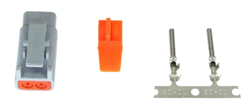 AEM Electronics 30-2014 - DTM-Style Air Temp Sensor Kit -20C to 150C / -4F to 302F 1/8 Inch NPT Aluminum Bung, Connector, and Pins AEM Electronics 3