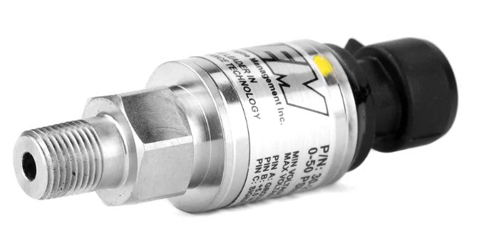 AEM Electronics 30-2130-100 - 100 PSIg Stainless Sensor Kit 1/8 Inch NPT Male Thread w/ -4 and 3/16 NPT Adapters AEM Electronics 2