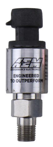 AEM Electronics 30-2130-100 - 100 PSIg Stainless Sensor Kit 1/8 Inch NPT Male Thread w/ -4 and 3/16 NPT Adapters AEM Electronics 3