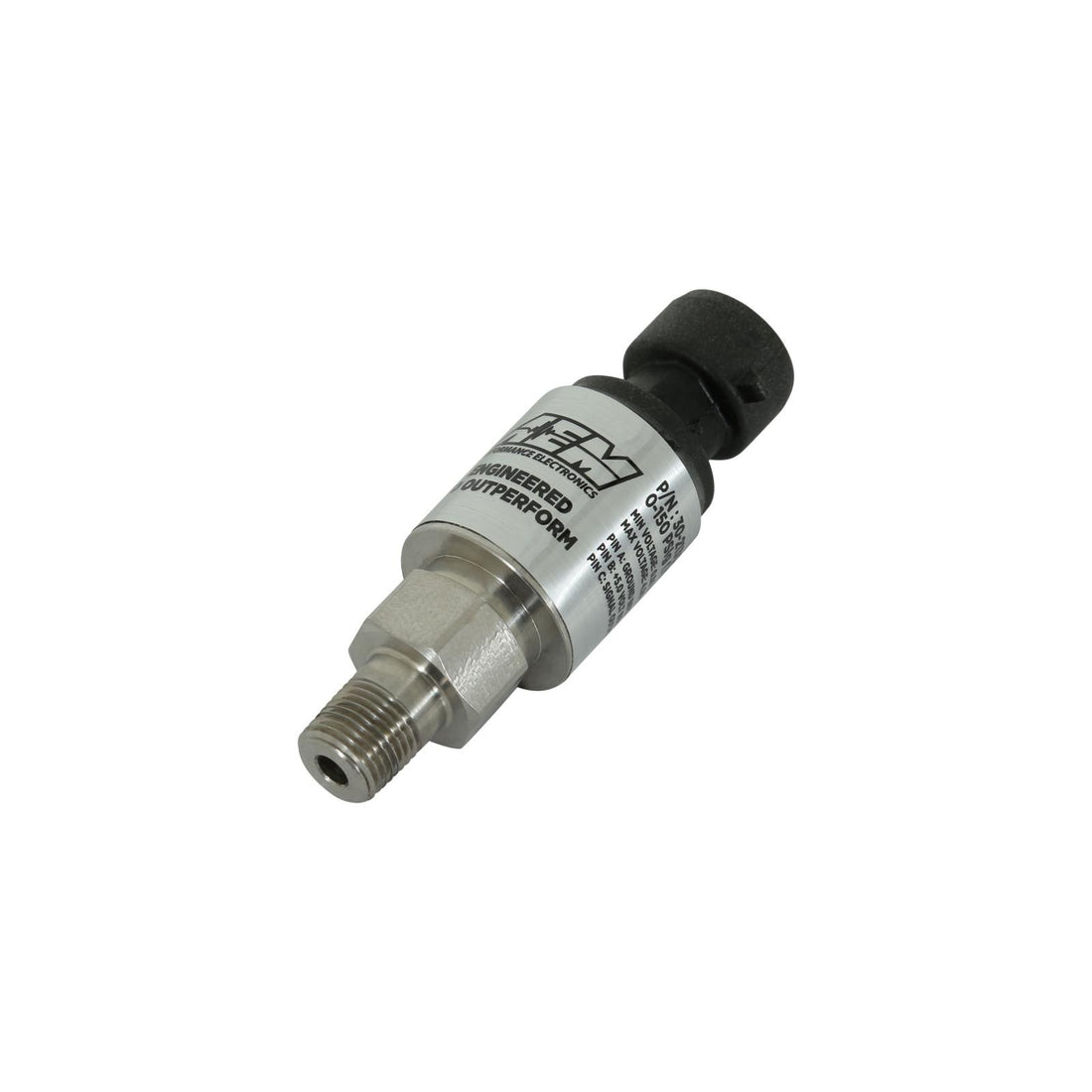 AEM Electronics 30-2130-150 - 150 PSIg Stainless Sensor Kit 1/8 Inch NPT Male Thread w/ -4 and 3/16 NPT Adapters AEM Electronics 2