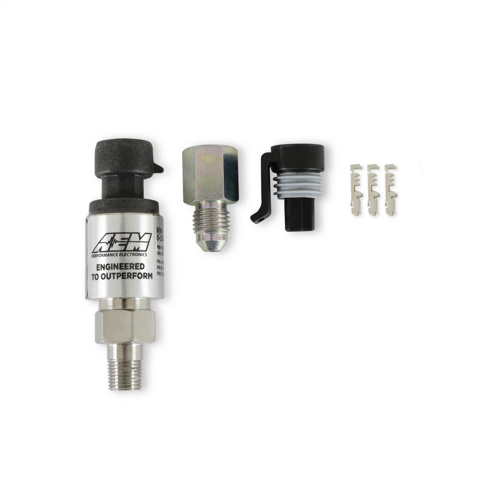 AEM Electronics 30-2130-2000 - 2000 PSIg Stainless Sensor Kit 1/8 Inch NPT Male Thread AEM Electronics 2