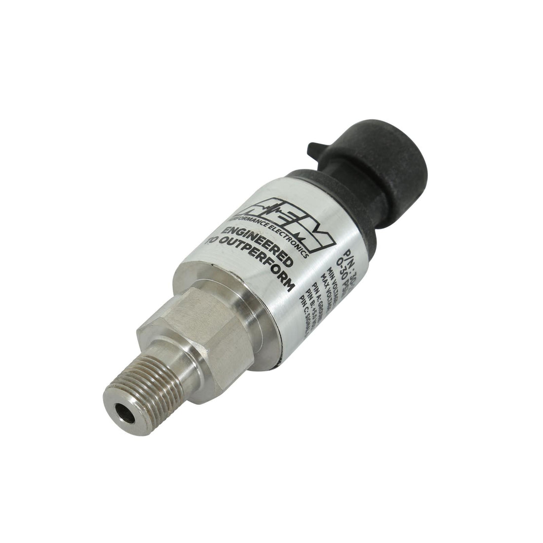 AEM Electronics 30-2130-30 - 2 Bar Stainless MAP Sensor Kit 1/8 Inch NPT Male Thread AEM Electronics 3