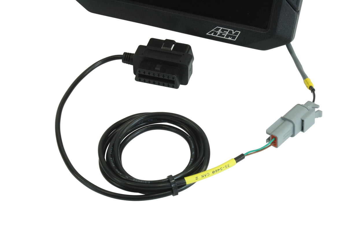 AEM Electronics Engine AEM Electronics 30-2217 - CD Dash Plug & Play Adapter Harness Compatible w/ most 2008-Present Vehicles OBDII CAN AEM Electronics