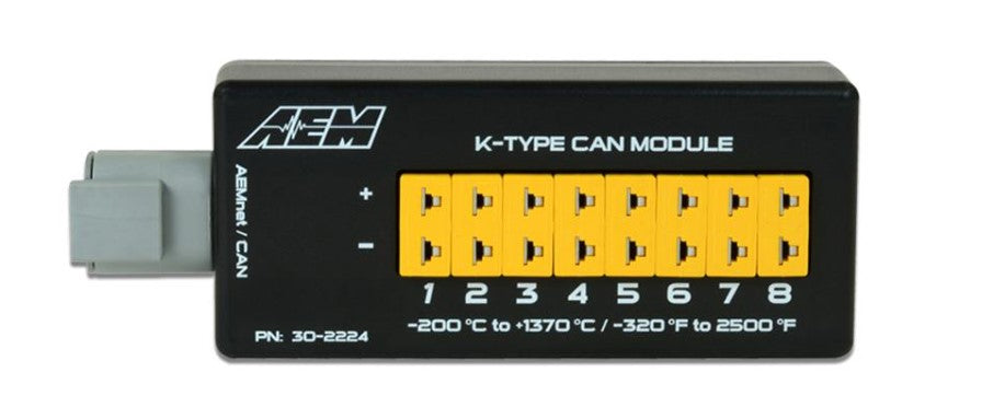 AEM Electronics 30-2224 - 8 Channel CAN EGT Module K-Type EGT Sensors AEM Electronics 4
