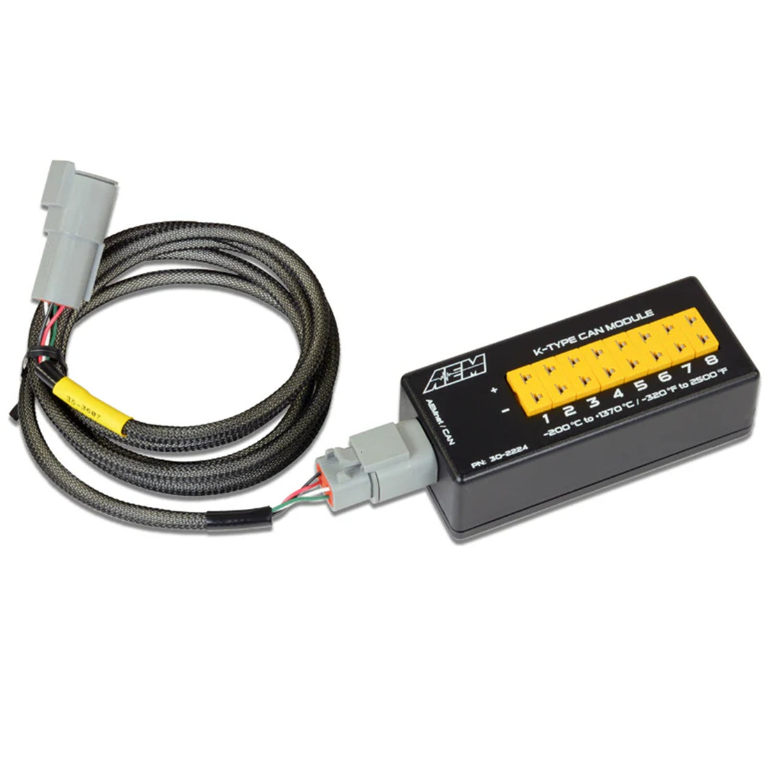 AEM Electronics 30-2224 - 8 Channel CAN EGT Module K-Type EGT Sensors AEM Electronics 5