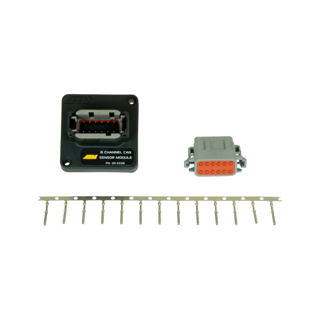 AEM Electronics 30-2226 - 6 Channel CAN Module Converts two analog temp channels, two analog pressure channels, a tach input and fuel level input to AEMnet CANbus AEM Electronics 2