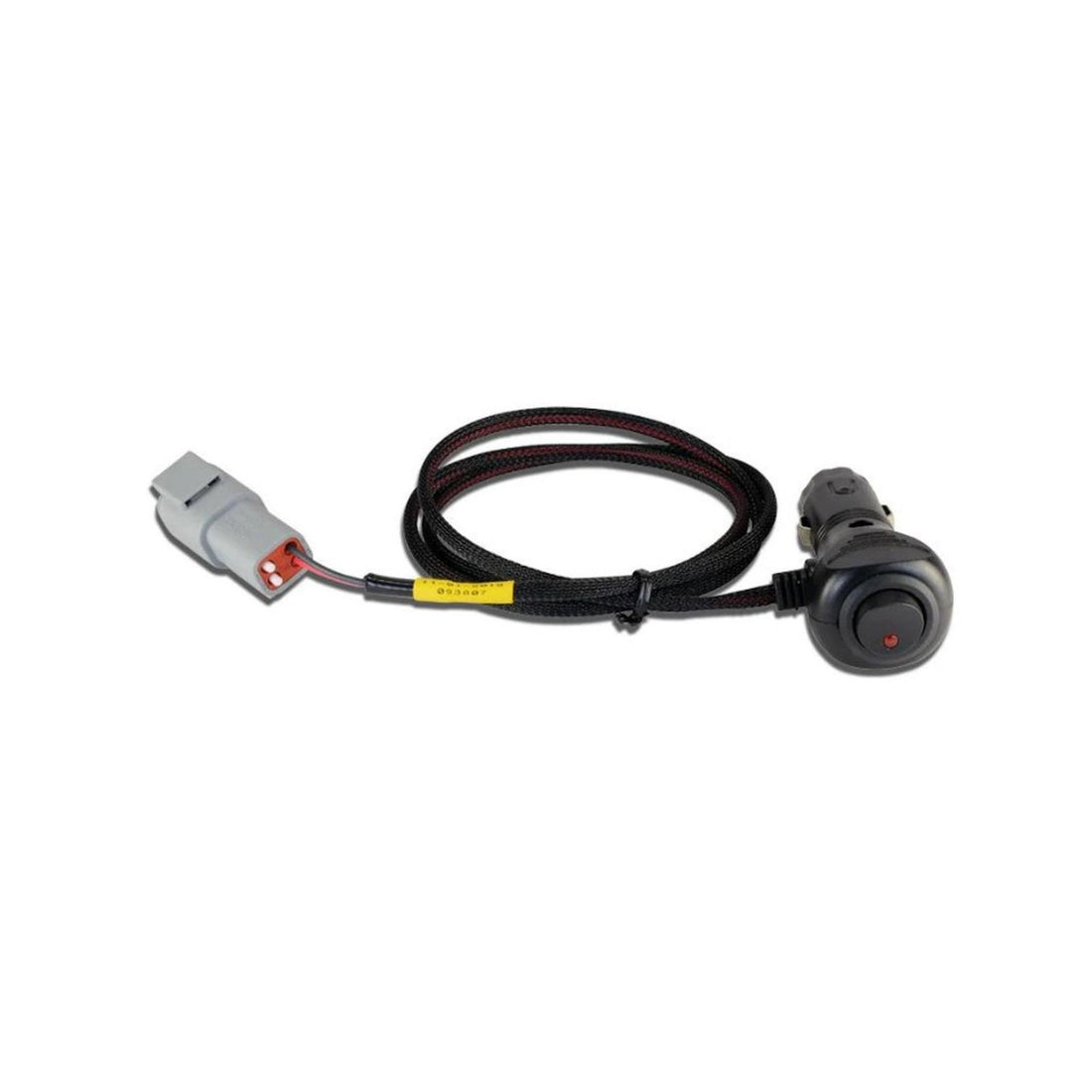 AEM Electronics 30-2227 - 12V Cig Power Adapter Cigarett/AUX port Power Adapter. 2-Pin DTM connection w/Power Switch/Button AEM Electronics 3