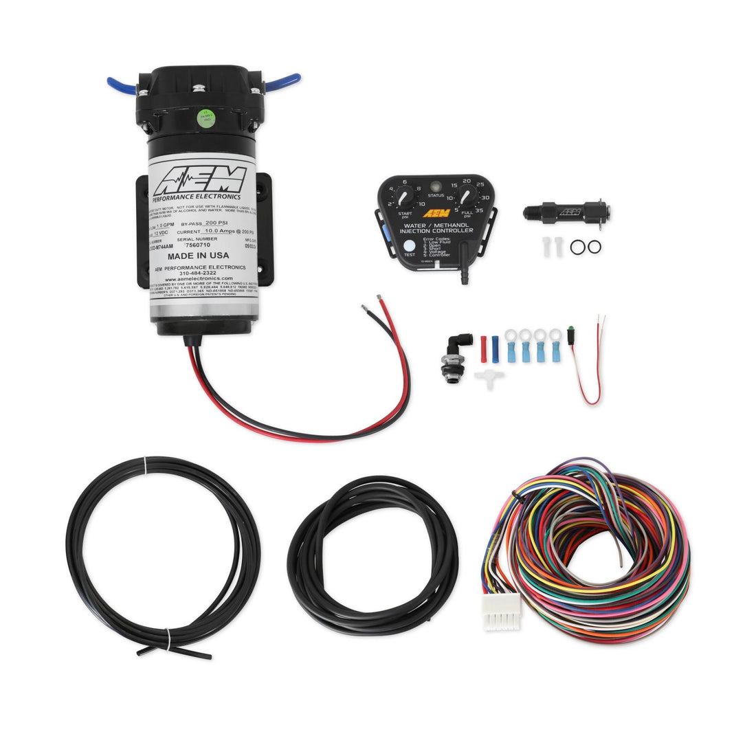 AEM Electronics 30-3302 - V3 Water/Methanol Standard Kit (No Reservoir) 35 PSI Max Standard Controller AEM Electronics 2
