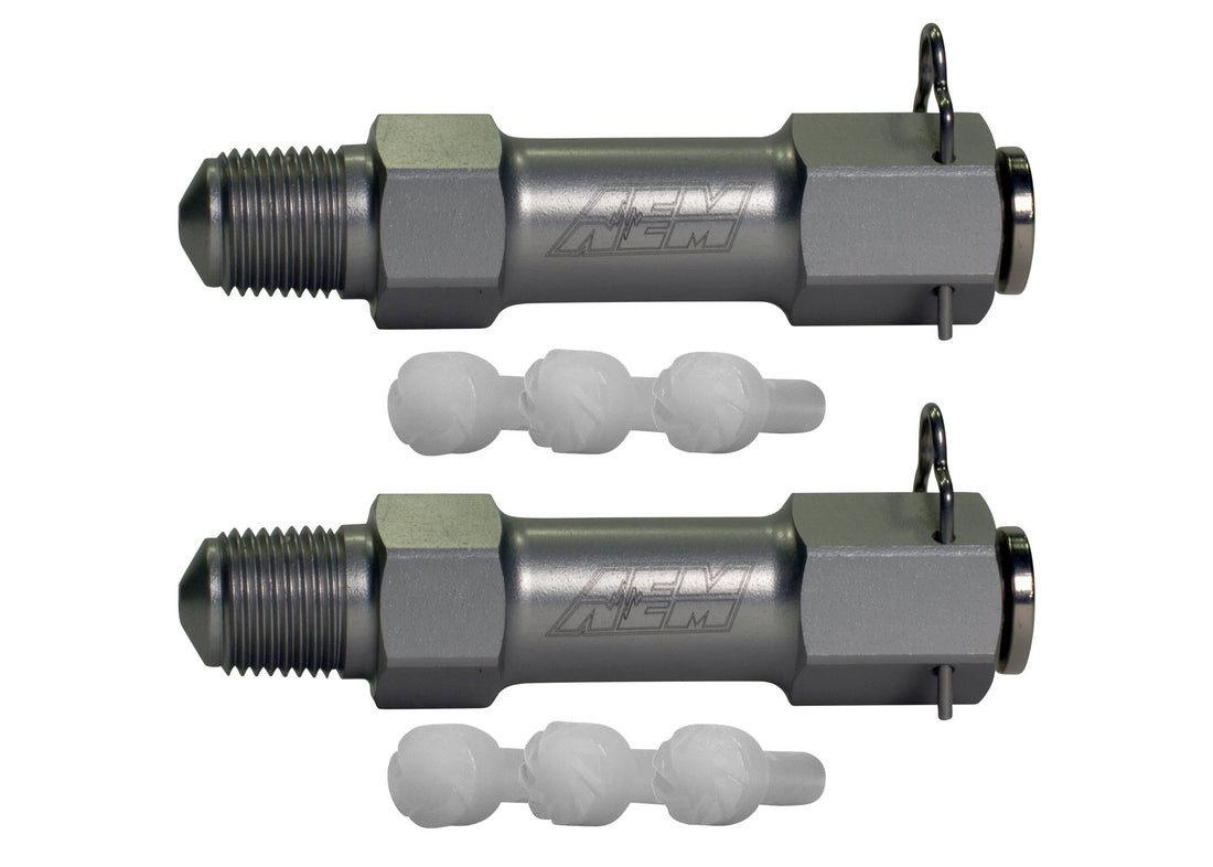 AEM Electronics 30-3313 - V3 Water/Methanol HD Injector Kit Includes 2 Complete Injector Assemblies and 2 sets of Swirl Generators AEM Electronics 5