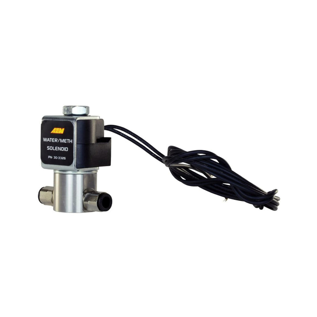 AEM Electronics 30-3326 - Water/Methanol Solenoid Solenoid is a 2-way, normally closed valve. AEM Electronics 1